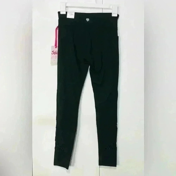 Justice Girls Bundle Blue Strong and Striped Tank Top Black Legging size L 12-14 - Picture 11 of 14